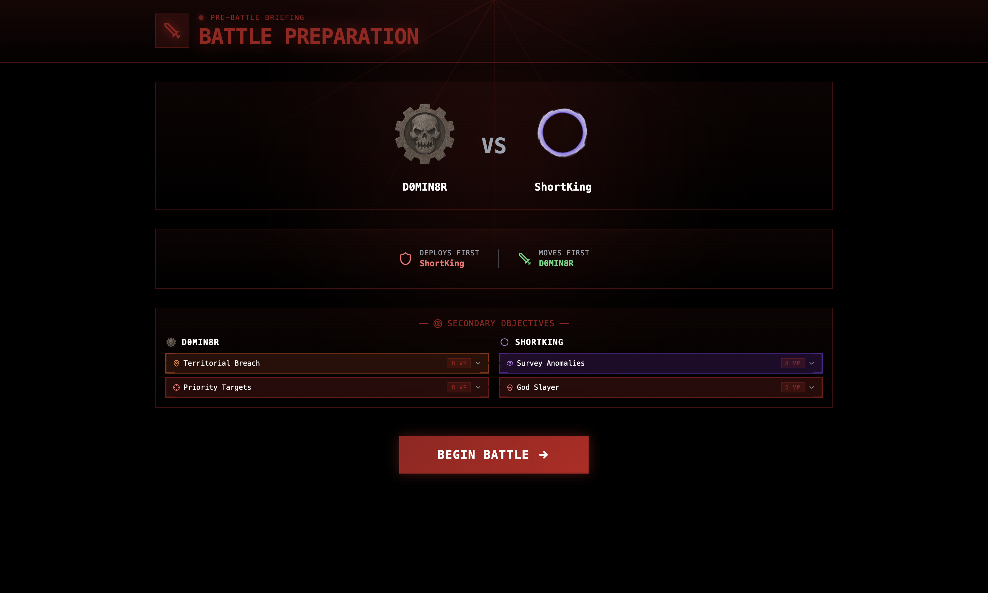 Multiplayer battle with leaderboards